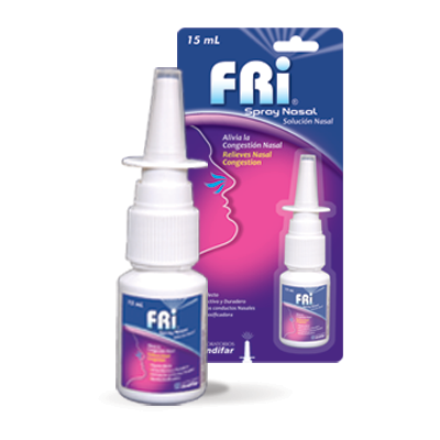 IMFARSA - FRI es un Spray Nasal, alivia la congestión nasal. Es de rápido  efecto, hidrata los conductos nasales. FRI es producto de Laboratorios  Andifar, distribuido en Nicaragua por IMFARSA. Encuentrelo en