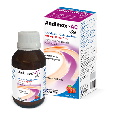 Andimox-AC 457 mg / 5mL Polvo para Suspensión 70 mL