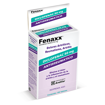 Fenaxx 50 mg Tabletas x 100