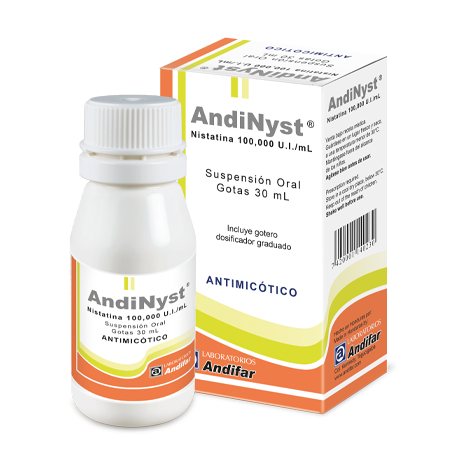 AndiNyst 100,000 U.I. / mL Suspensión 30 mL
