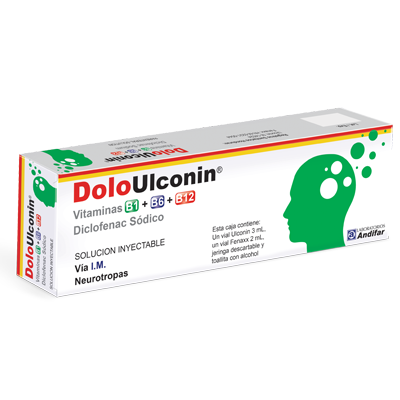 Dolo-Ulconin Solución Inyectable x 2 Viales