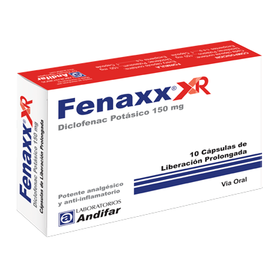 Fenaxx XR 150 mg Cápsula de Liberación Prolongada x 10