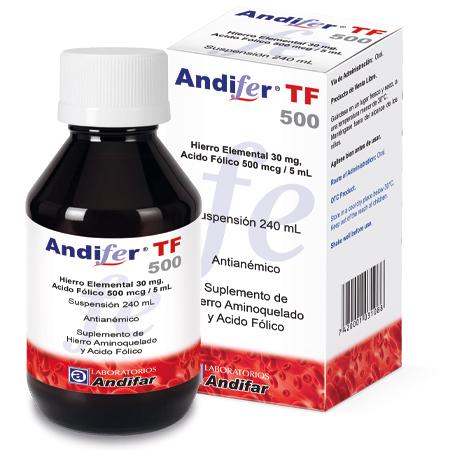 AndiFer TF 500 Suspensión 240 mL
