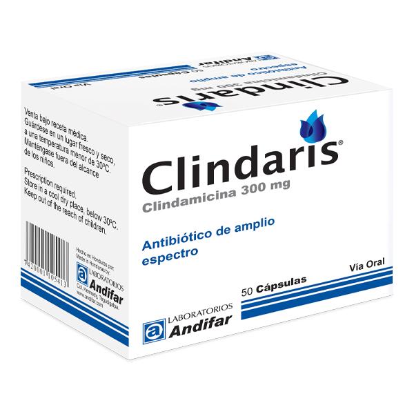 Clindaris 300 mg Cápsulas x 50