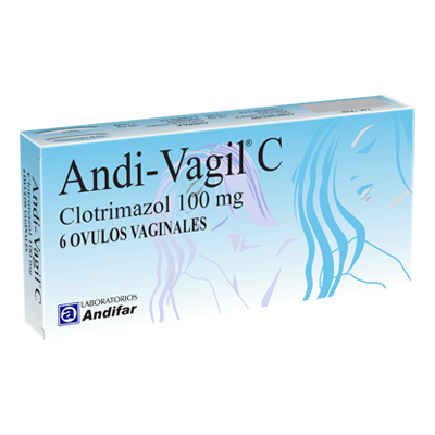 Andi-Vagil C 100 mg Óvulos x 6