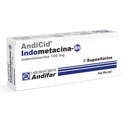 AndiCid 100 mg Supositorios x 6