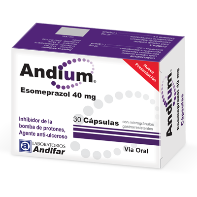 Andium 40 mg Cápsulas x 30
