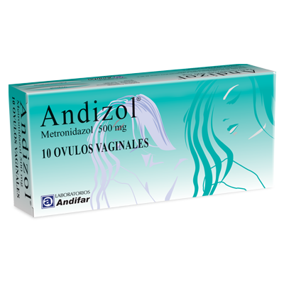 Andizol 500 mg Óvulos x 10