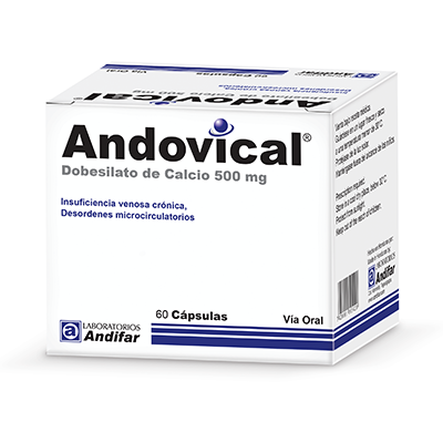 Andovical 500 mg Cápsulas x 60