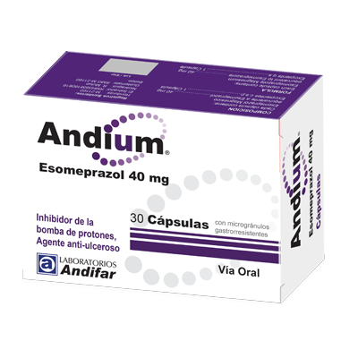Andium 40 mg Cápsulas x 30