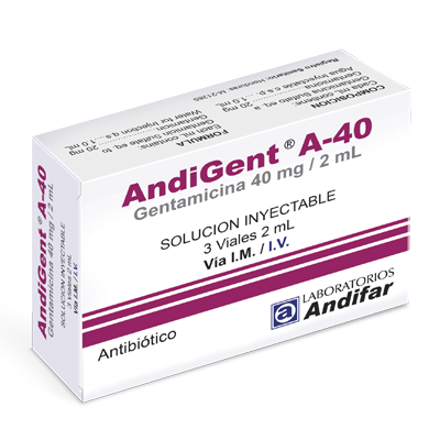 AndiGent A-40 Inyectable x 3 Viales